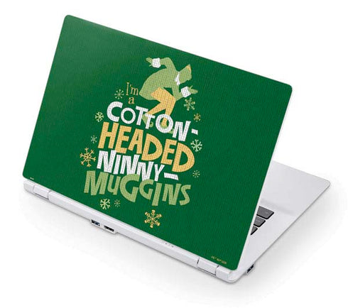 Elf Cotton Headed Ninny Muggins Acer Chromebook Skin